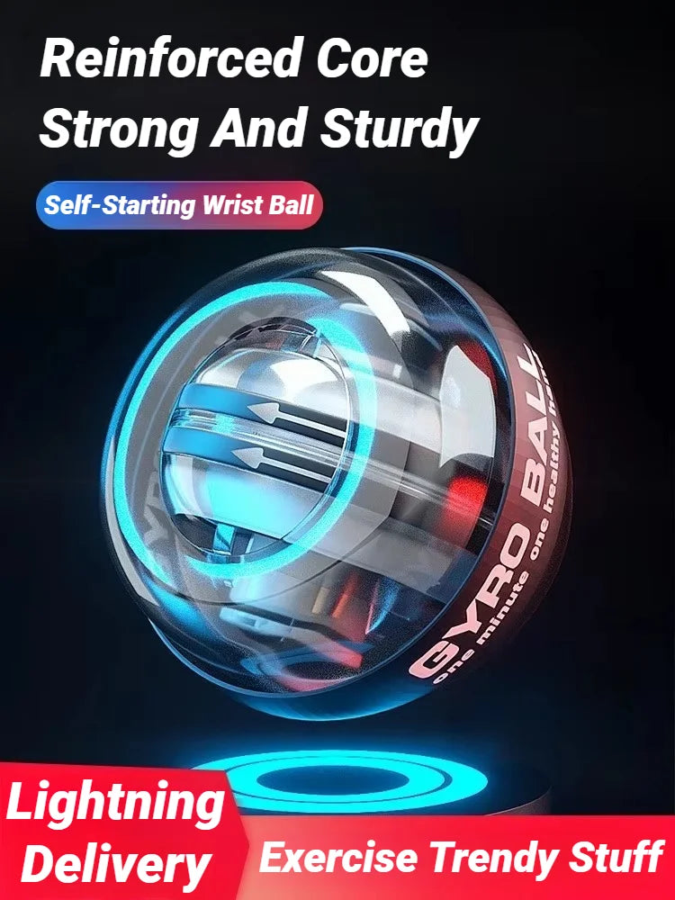 Gyroball Powerball Forearm Exerciser Muscle Fitness Equipment Gyroscope Power Ball Gyro Wrist Booster Trainer Hand Exercise