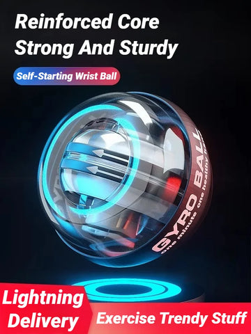 Gyroball Powerball Forearm Exerciser Muscle Fitness Equipment Gyroscope Power Ball Gyro Wrist Booster Trainer Hand Exercise
