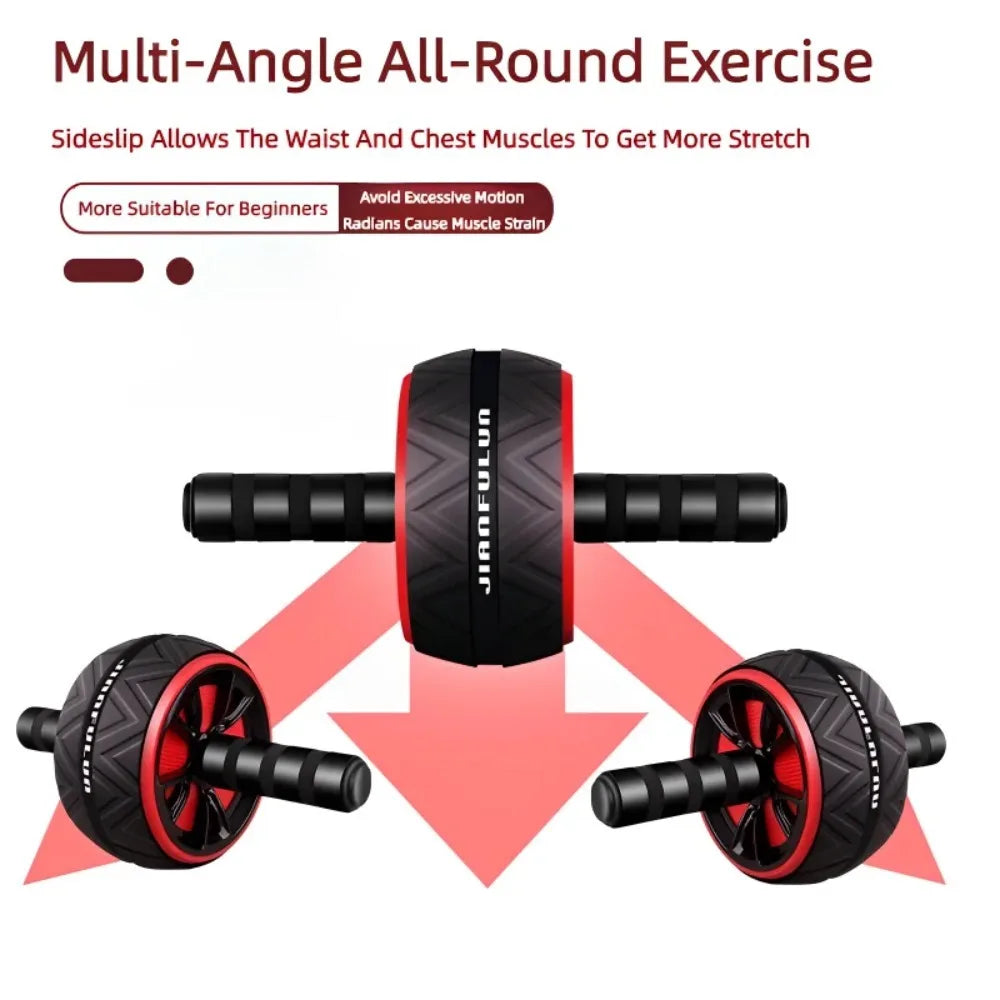 Big Ab Roller for Abs Workout Ab Roller Wheel Exercise Equipment For Core Workout Abdominal Wheel Roller For Home Gym Muscle