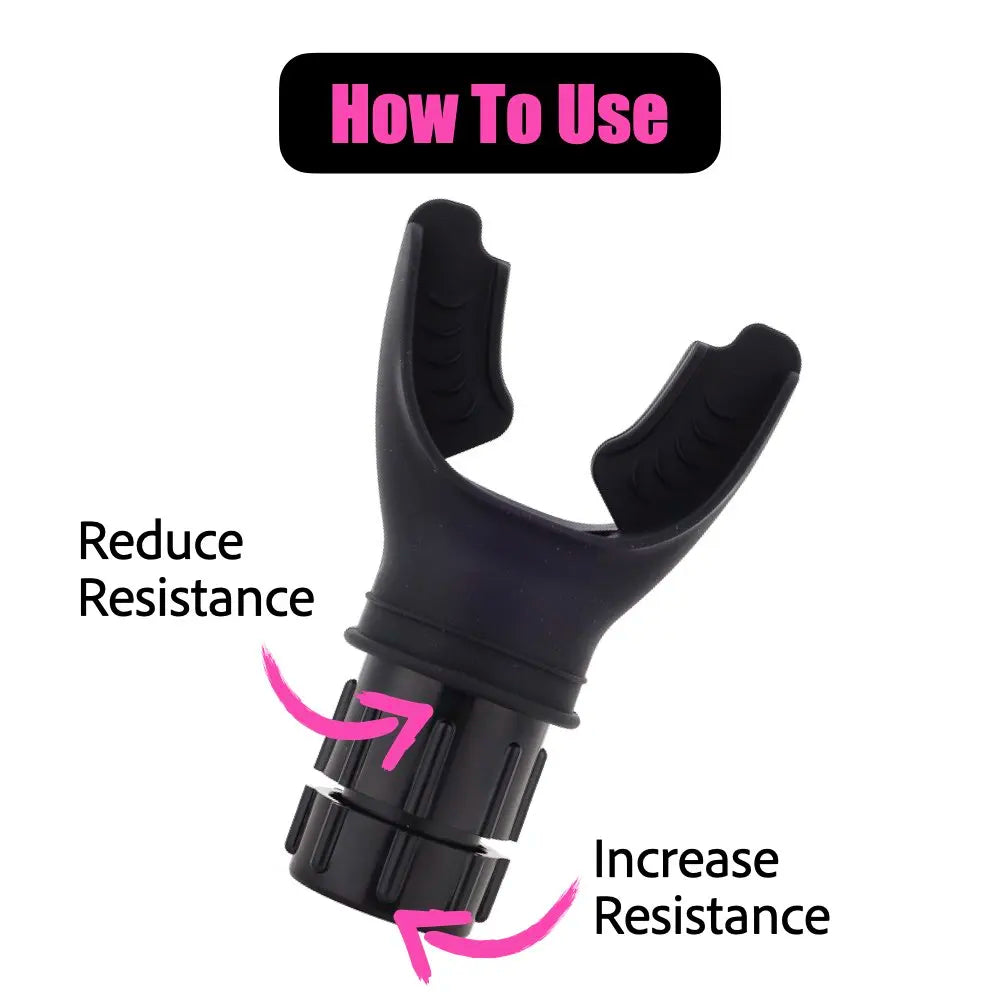 1pc Ultimate Breathing Trainer - Customizable Resistance for Enhanced Respiratory Strength, Fitness Workout at Home